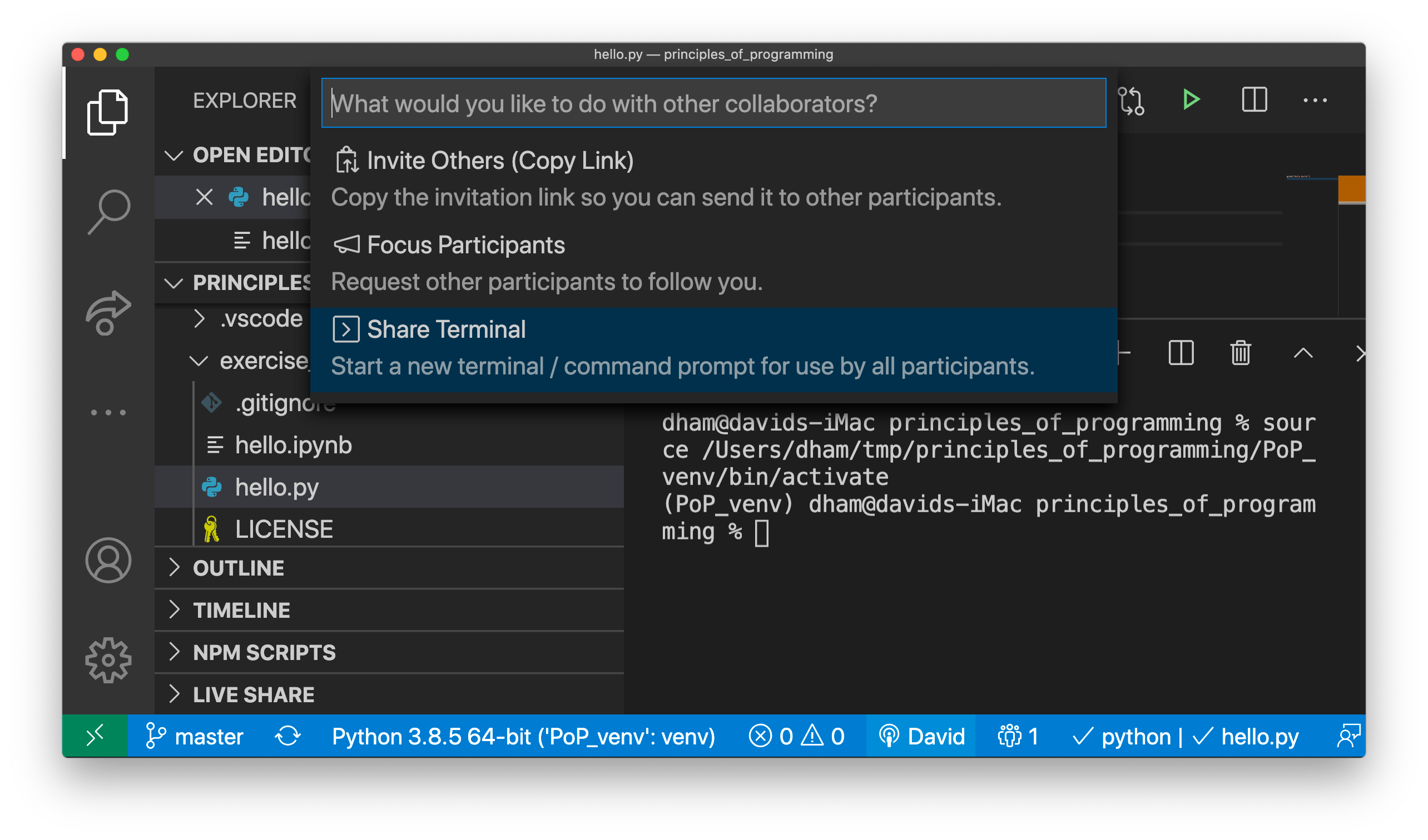 3. Visual Studio Code — Installation instructions for FoNS 2020.0 documentation