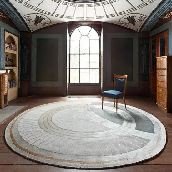 Round Rugs Dubai Best Modern Woolen Round Rugs In Dubai
