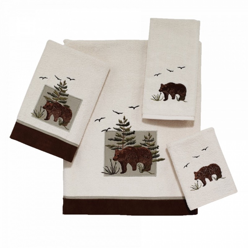 Bear Patch Towel Collection HEX_Colour Ivory