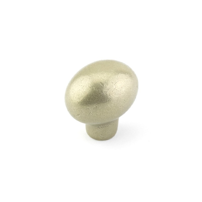 Egg Knob Finish Flat Black Bronze Size 1"