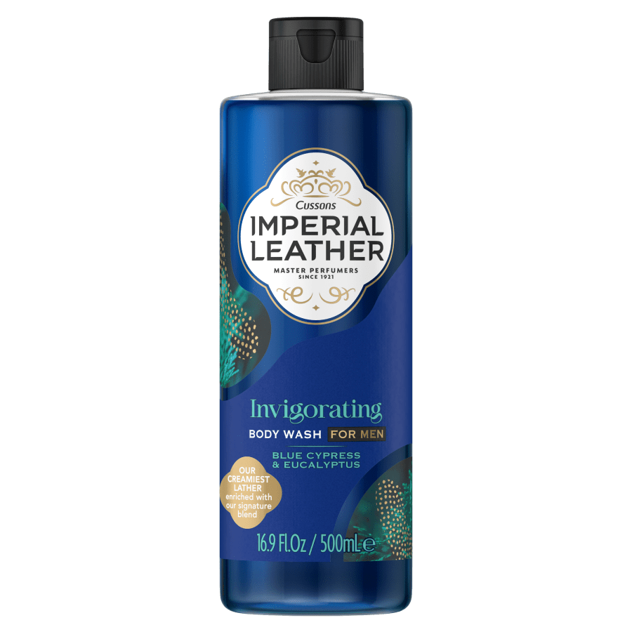 Imperial Leather Invigorating Body Wash Blue Cypress and Eucalyptus 500ml Imperial Leather