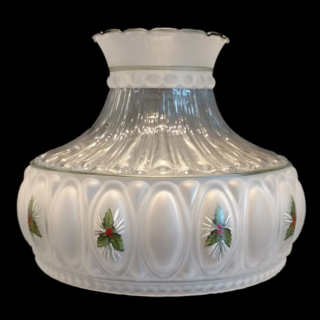 Aladdin Lamp Amethyst Rose Glass Shade Part M752 Imperial Lighting Co.