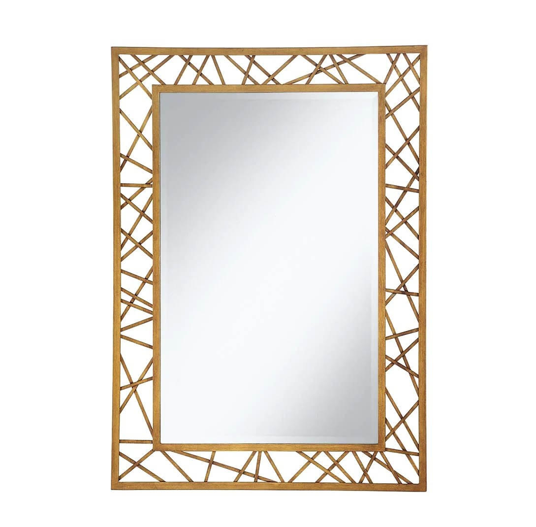 GOLD ACCENT MIRROR 34" X 46" Imperial Mattress & Furniture