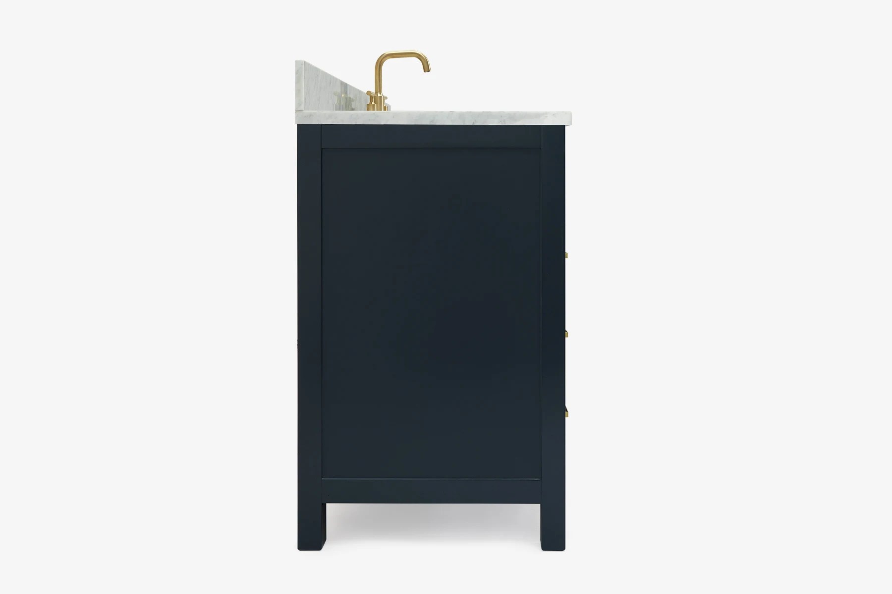 Imperial Vanities 72 In. Single Sink Base with Carrara White