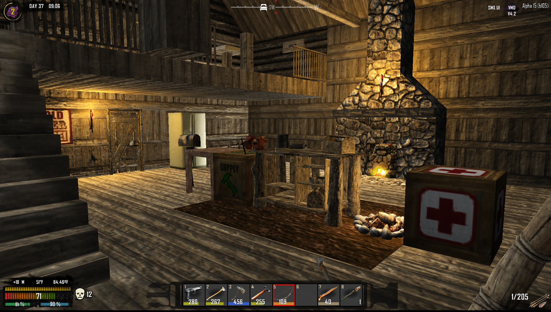 7 Days to die строим бункер