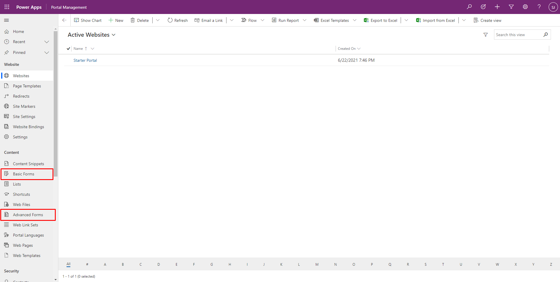 Difference Between Basic Form and Advanced Form