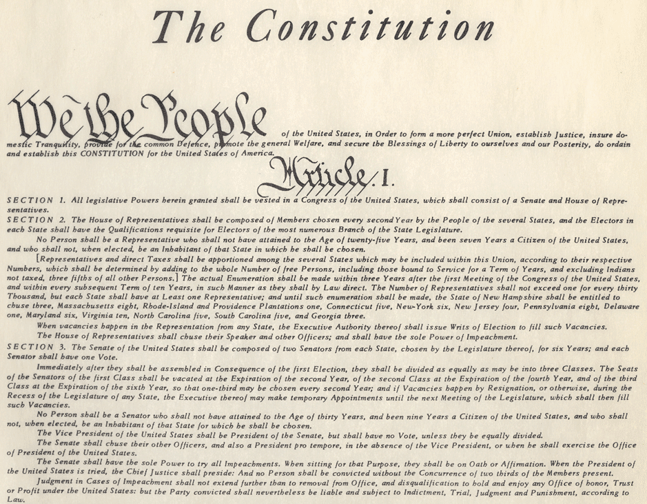 The Constitution of The United States of America The Impious Digest