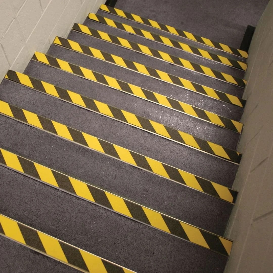 Floor Marking Zebra Tape Yellow & Black 20m Implemental