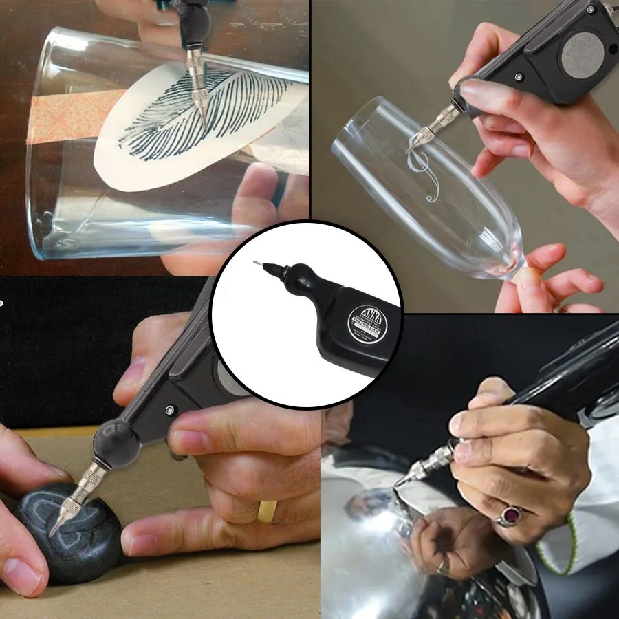 Electric Metal Engraving Pen 230V Handy Carbide Tipped Machine