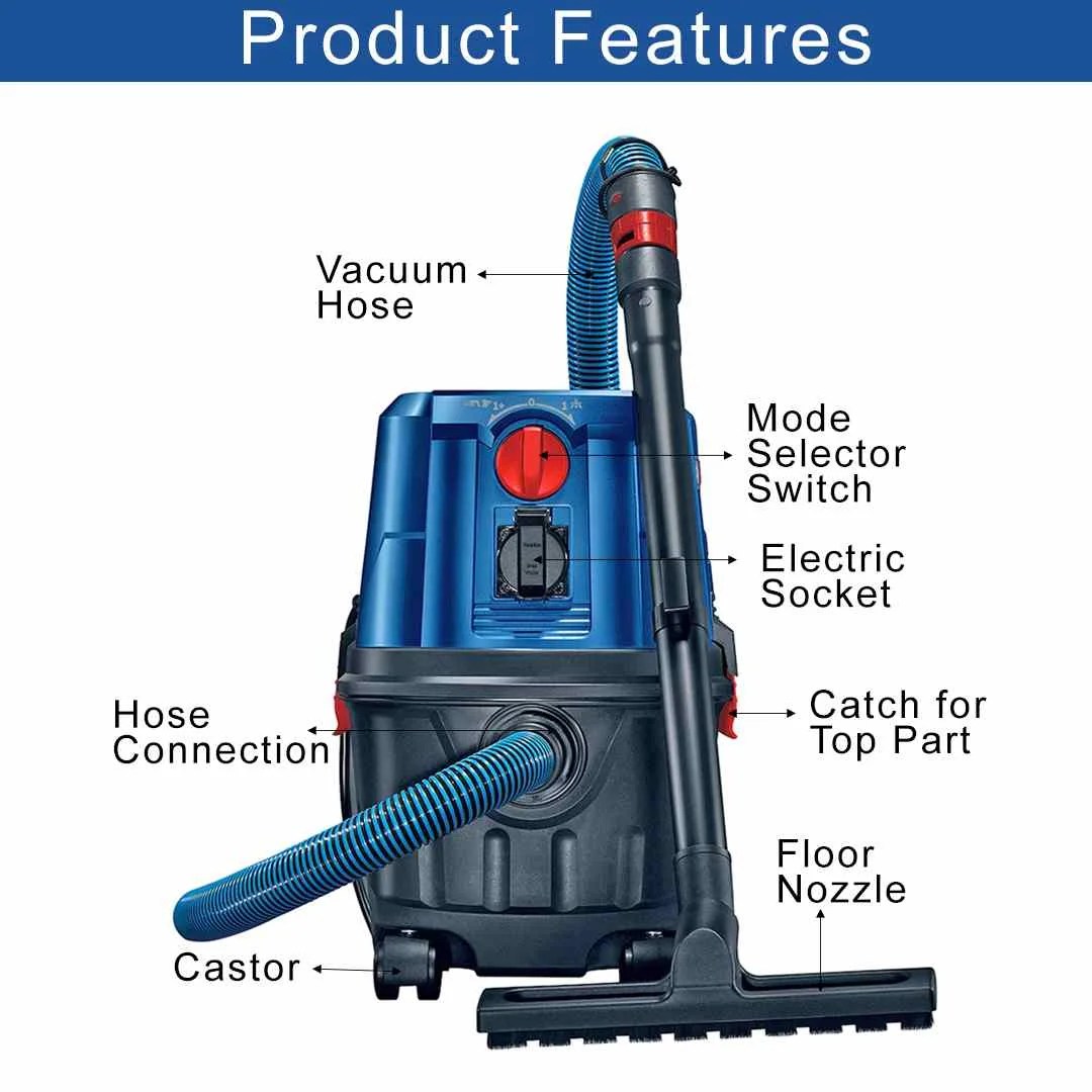 Bosch GAS 15 PS Professional Vacuum Cleaner Implemental