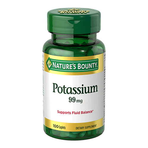 NATURE’S BOUNTY POTASSIUM 99MG 100 CAPLETS