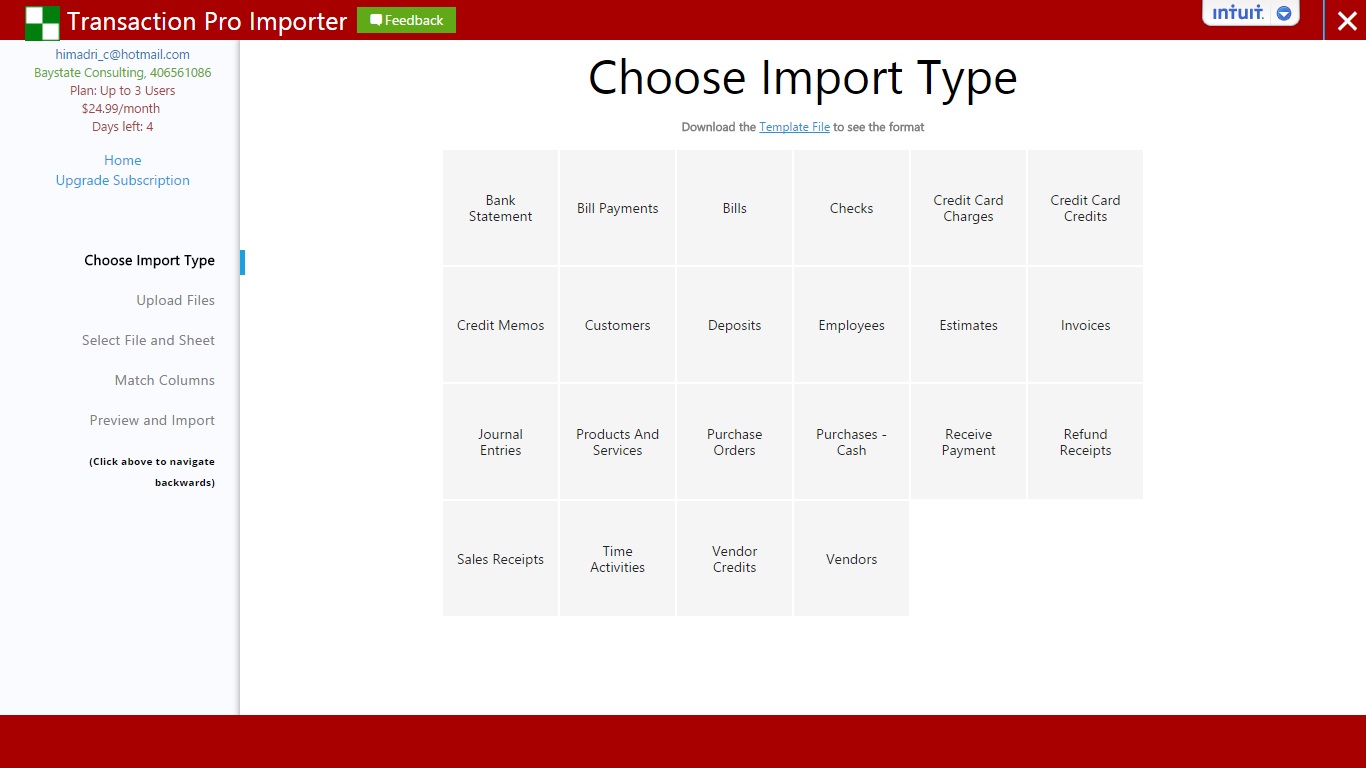 Upload Your Data Upload Your Data