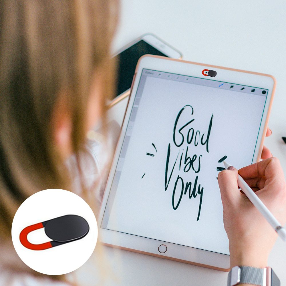 ANMONE Webcam Cover For Laptops Camera Shutter Cover Sticker For iPad