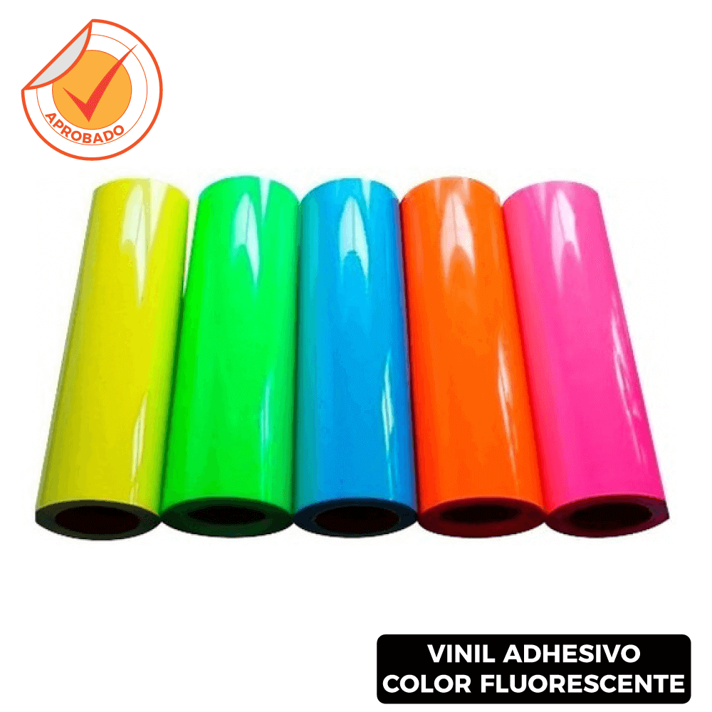Adhesivo Color Fluorescente ImpresionaCR Costa Rica