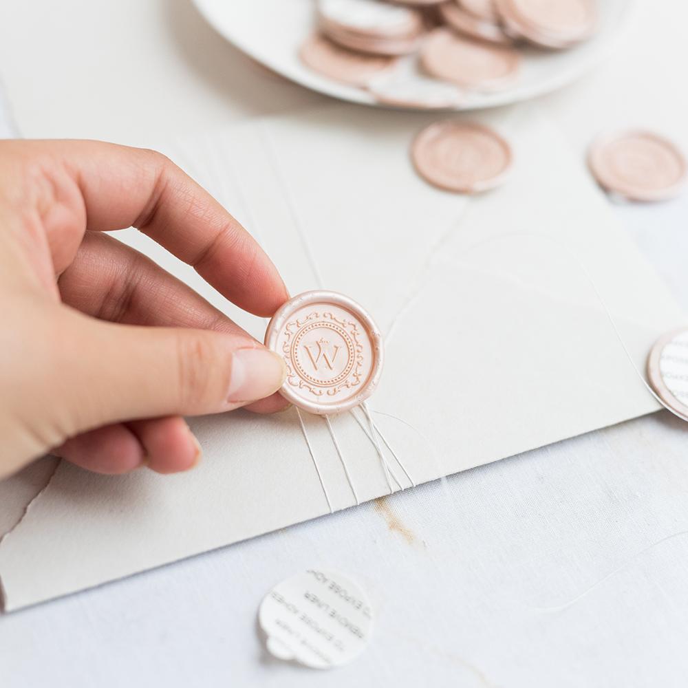 Adhesive Wax Seals ⋆ Impress Ink Stationery Design Studio