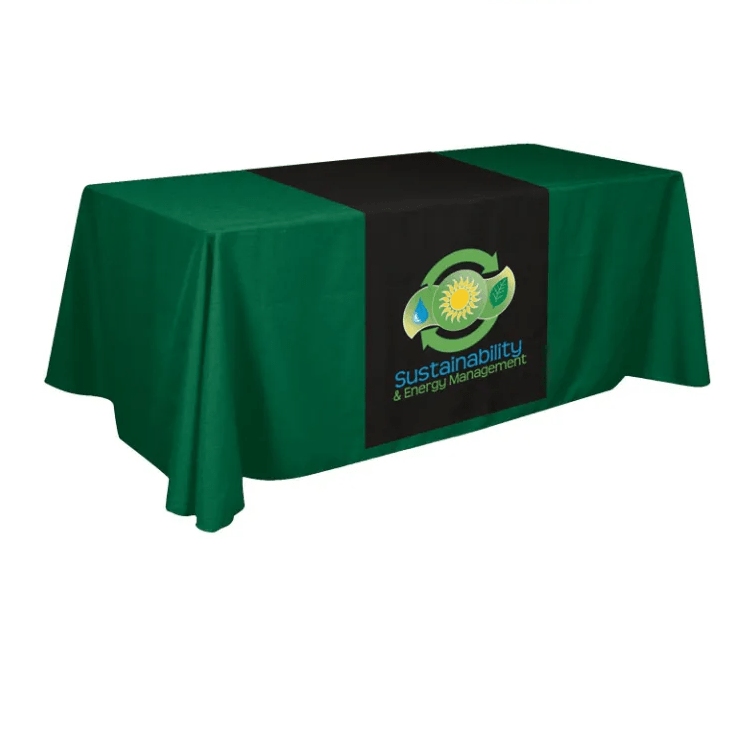 Custom Full Color Printed Table Runner IMPRESSION DISPLAY