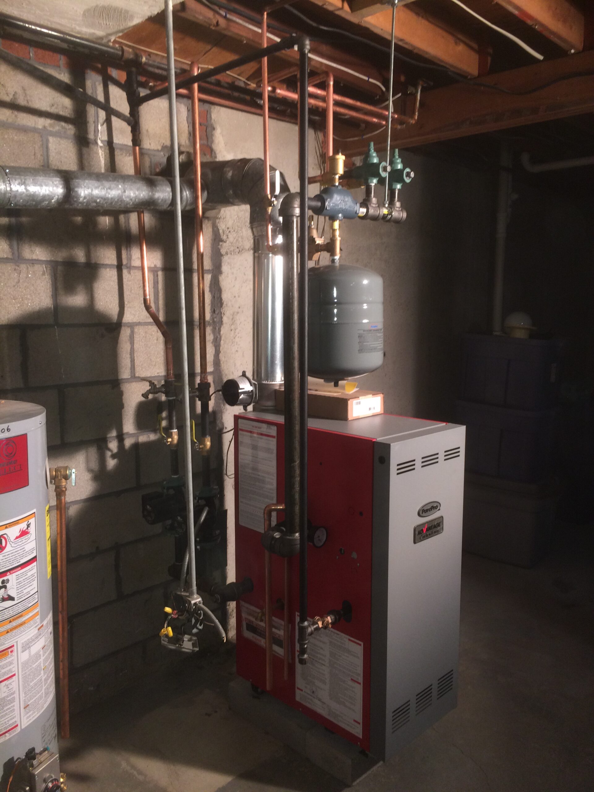 2Zone Forced Hot Water Boiler Impressive Plumbing