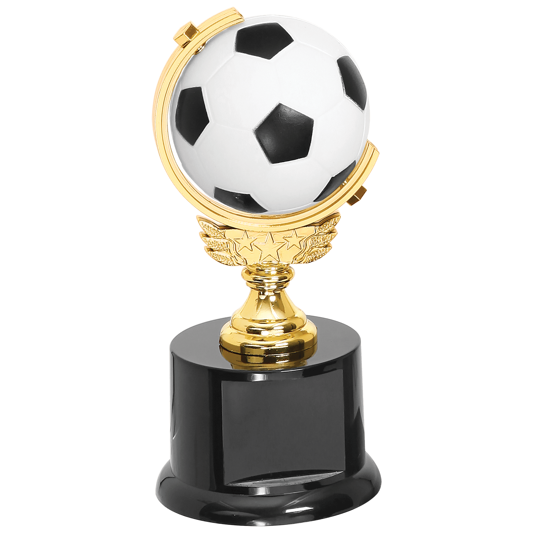Spinning Soccer Trophy Impressive Awards & Gifts