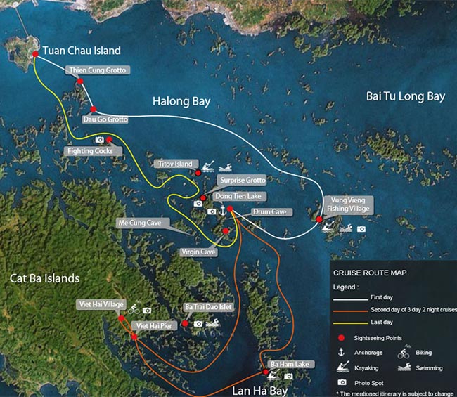 Paradise New Zealand Map Ti Top Island & Beach in Halong for Tours & Cruises Halong Bay