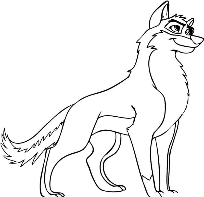 Dibujos De Lobos Imprimir Para Colorear