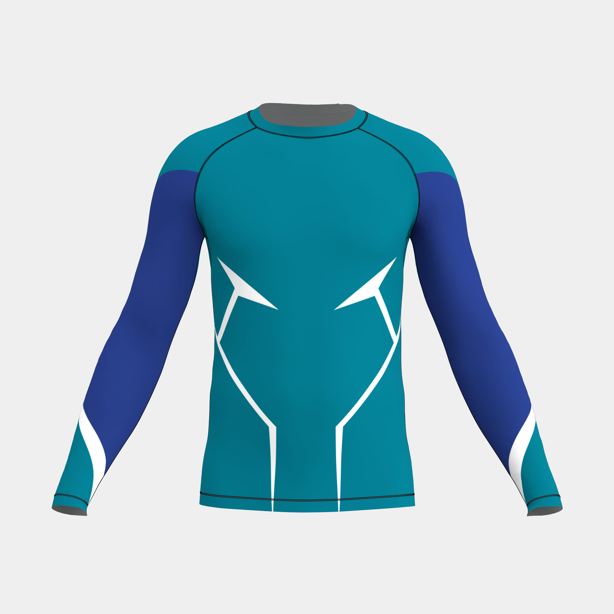 Men's Rash Guards (Long Sleeve) Design 16 Imprint PH