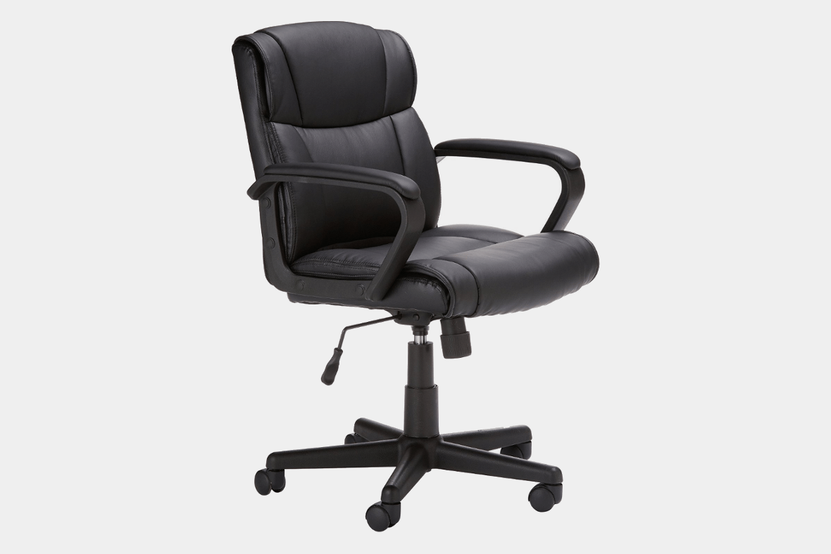 Motors Small Task Chair with Mesh Lumbar Support and Swivel Casters