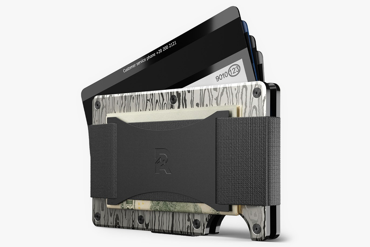 EyeCatching, RFID Blocking The Ridge Damascus Wallet Improb