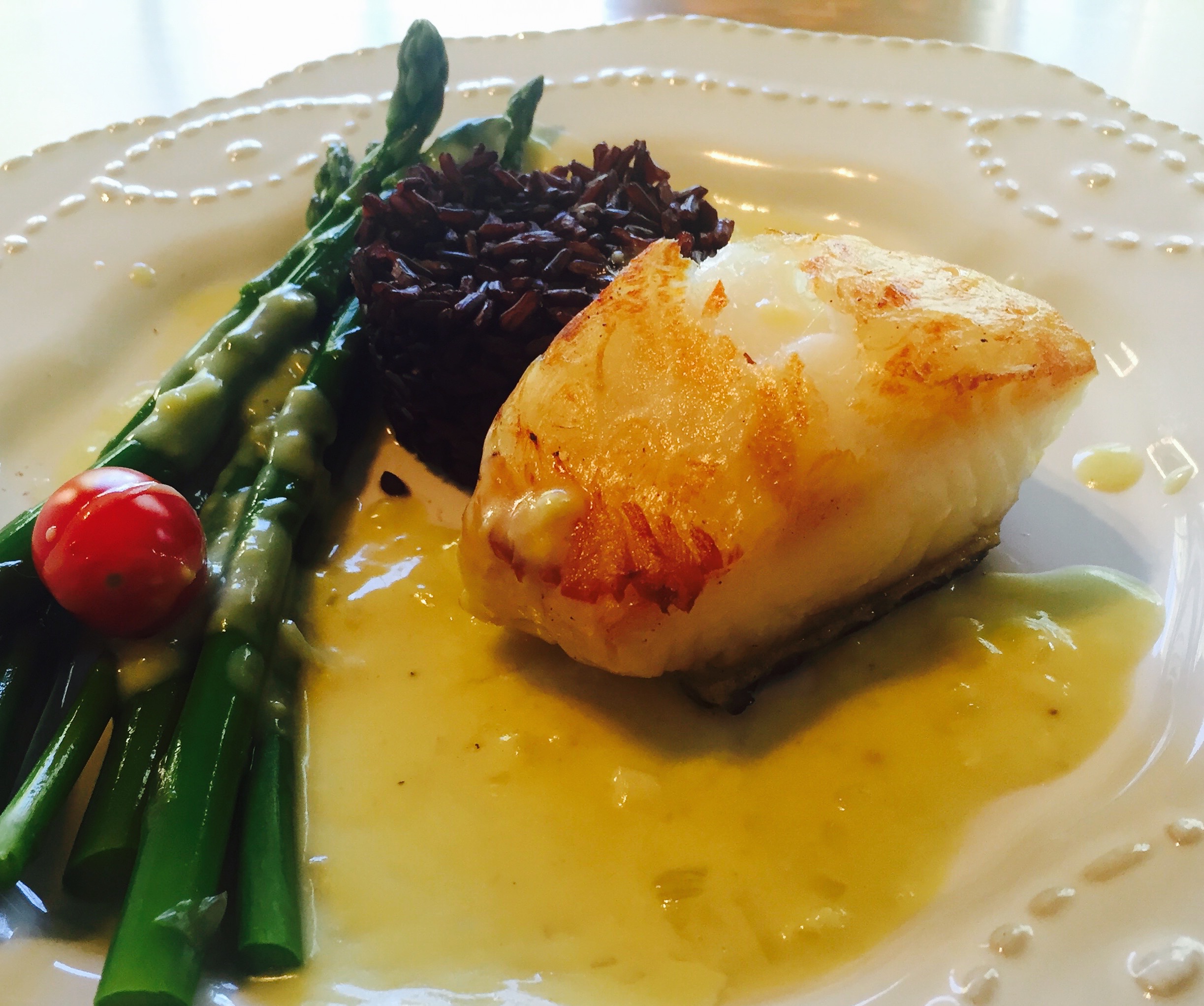 Chilean Sea Bass with Wasabi Beurre Blanc Sauce Impromptu Friday Nights