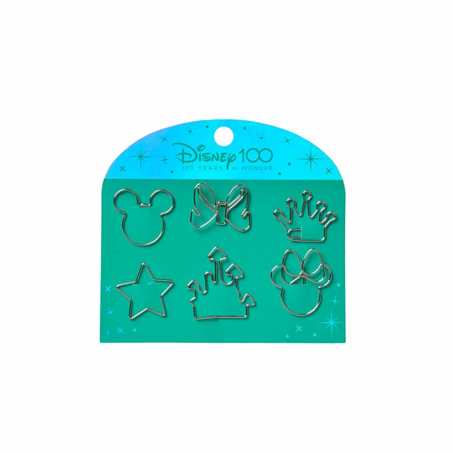 Paper clips con forma x6 DISNEY 100 AÑOS Mooving (335566) Improstock