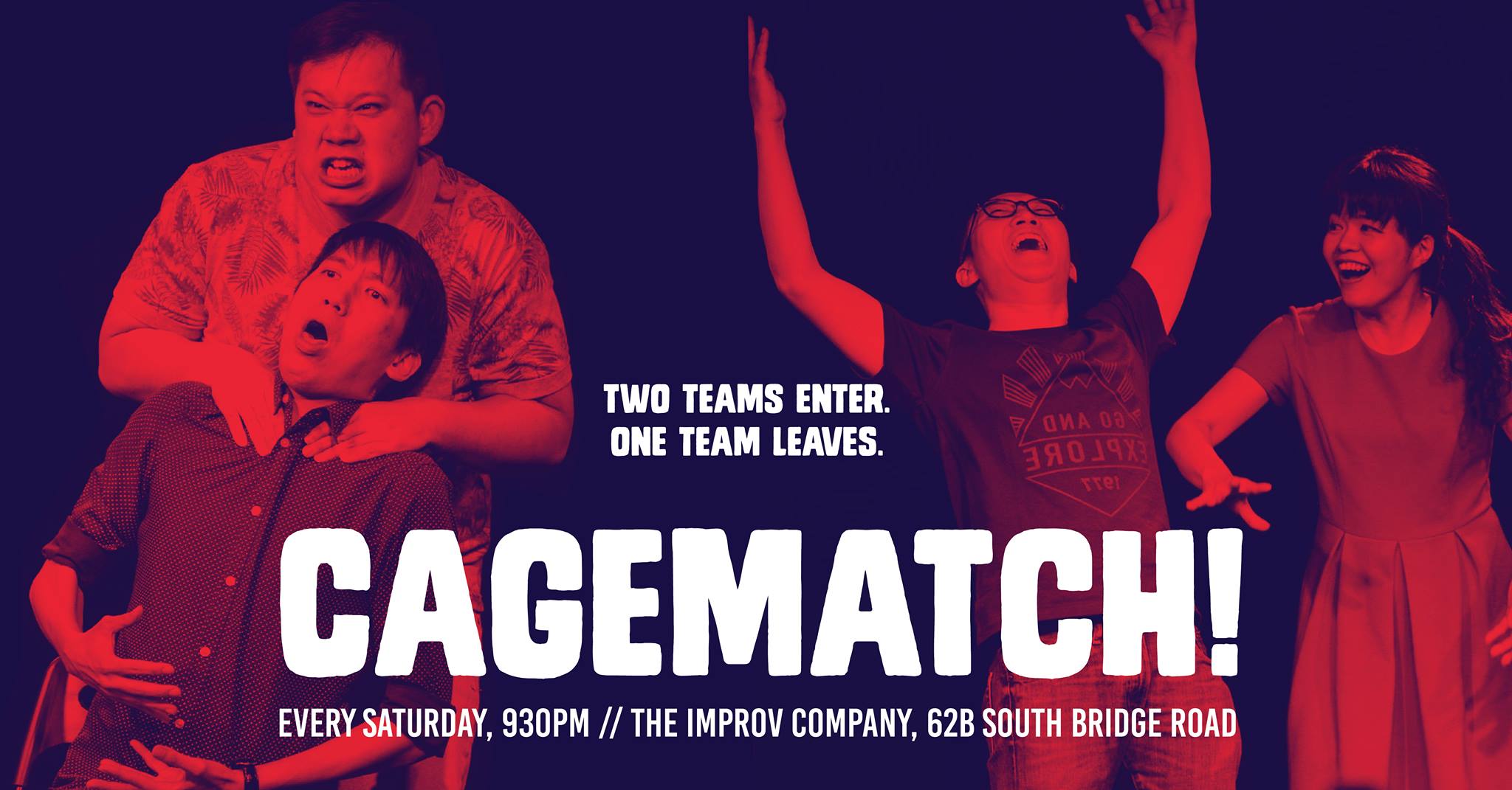 CAGEMATCH! Singapore's first weekly improv show Singapore Improv Calendar