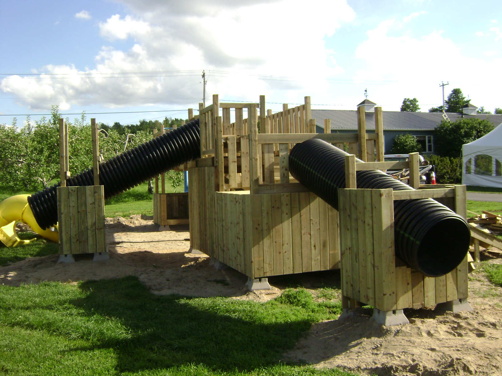 Building an Outdoor Playset. Improvinghomevalue