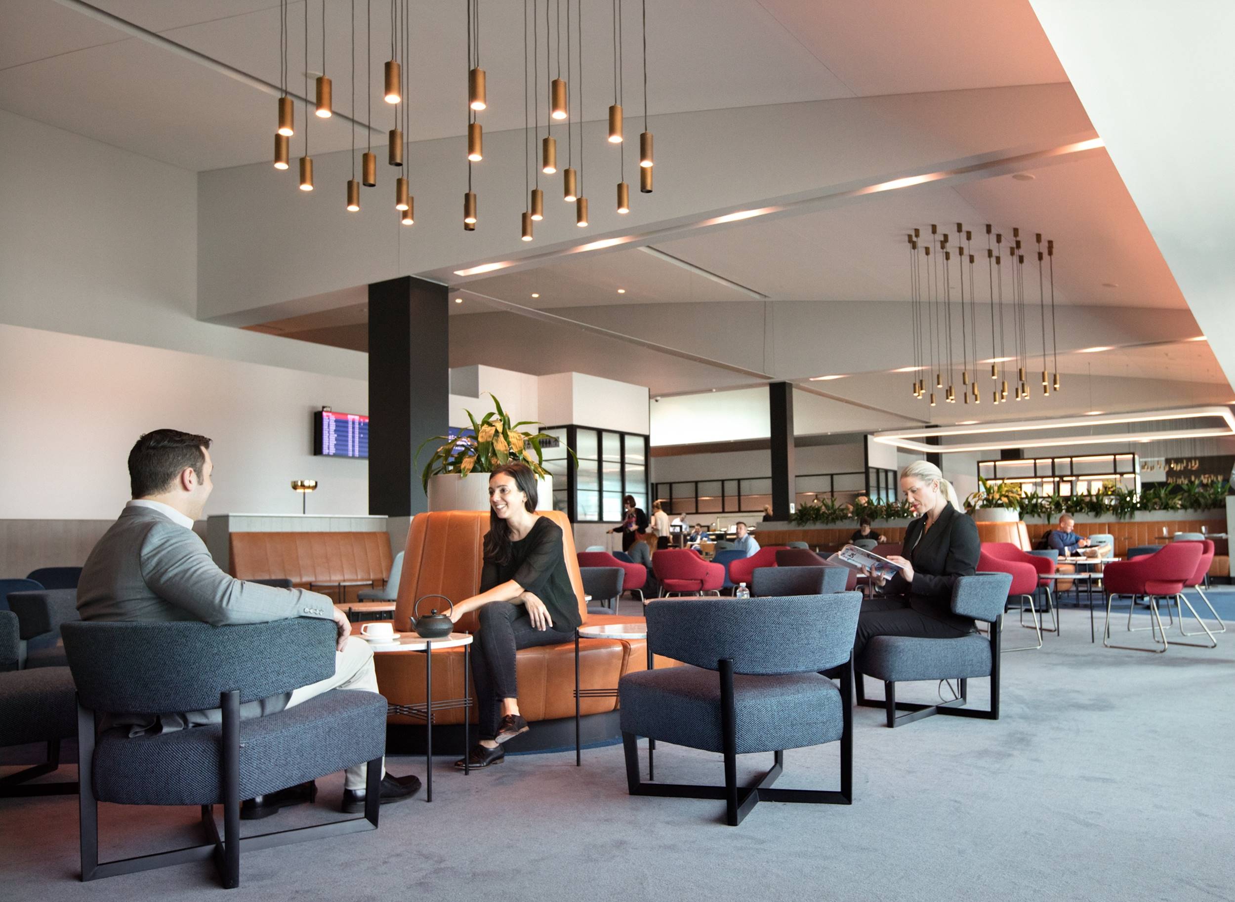Qantas Business Class Lounge