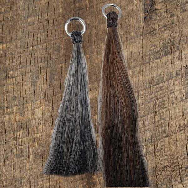 IM Silver Horsehair Tassel LARGE with Horsehair button knot