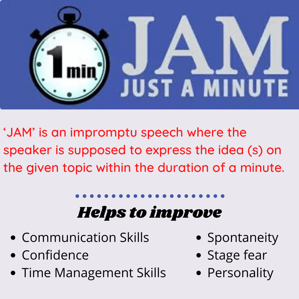 Just A minute "JAM" Institute of Management Sciences