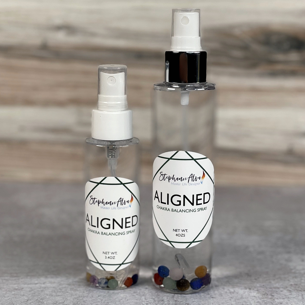 Aligned Spray Stephanie Alva Master Life Coach and Life Designer
