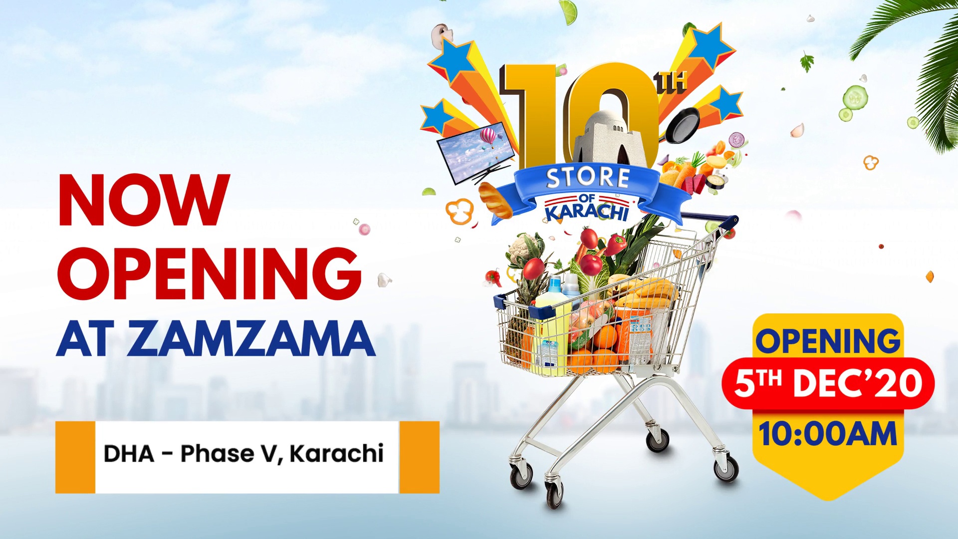 The city of lights Imtiaz Mega Zamzama, 10th store of Imtiaz