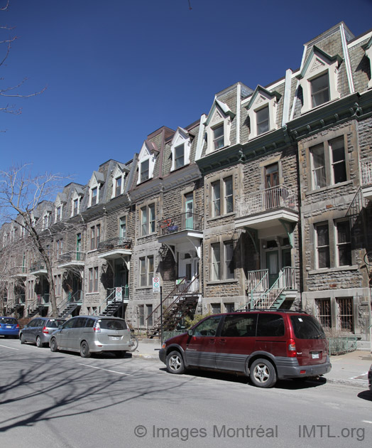 Series of triplex on Sainte Famille(2) Montreal