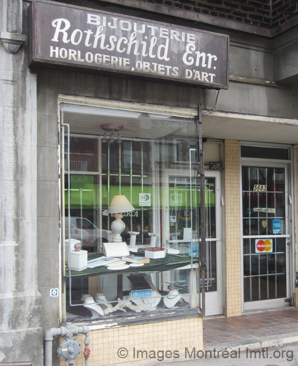 Bijouterie Rothschild 5685, avenue du Parc