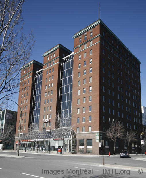 Le 1425, RenéLevesque Ouest (Hotel Ford) Montréal