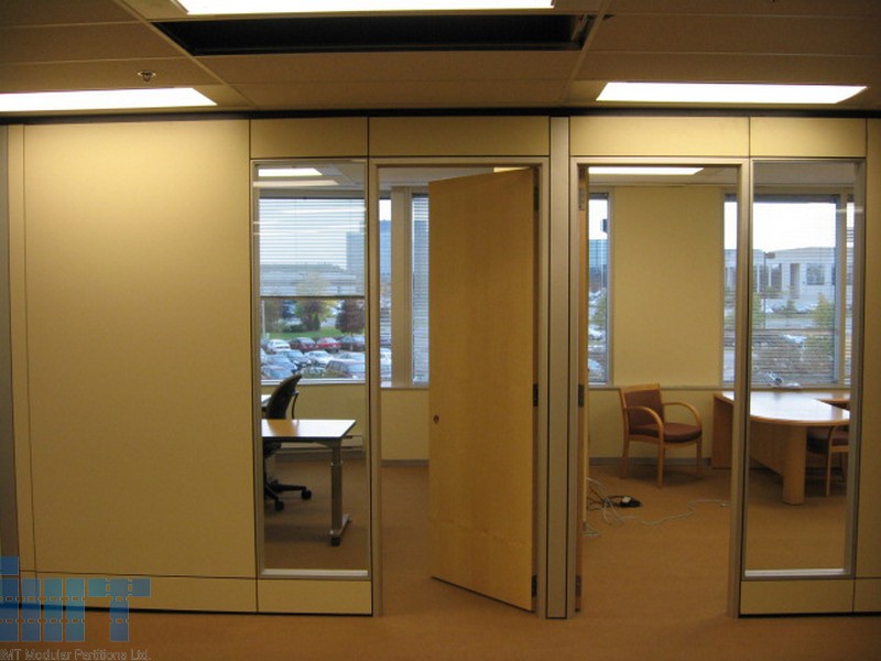 Solid Laminates & Veneer Doors for modular office wall partitions