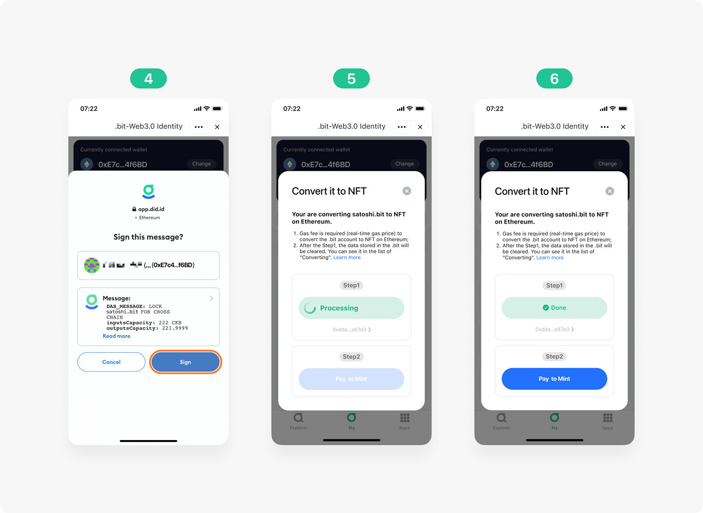 Convert your .bit to NFT on Ethereum now! （Single .bit NFT sold at up
