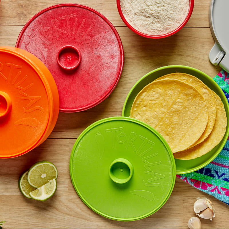 IMUSA Tortilla Warmer 7 Inches, Multicolor - Imusa