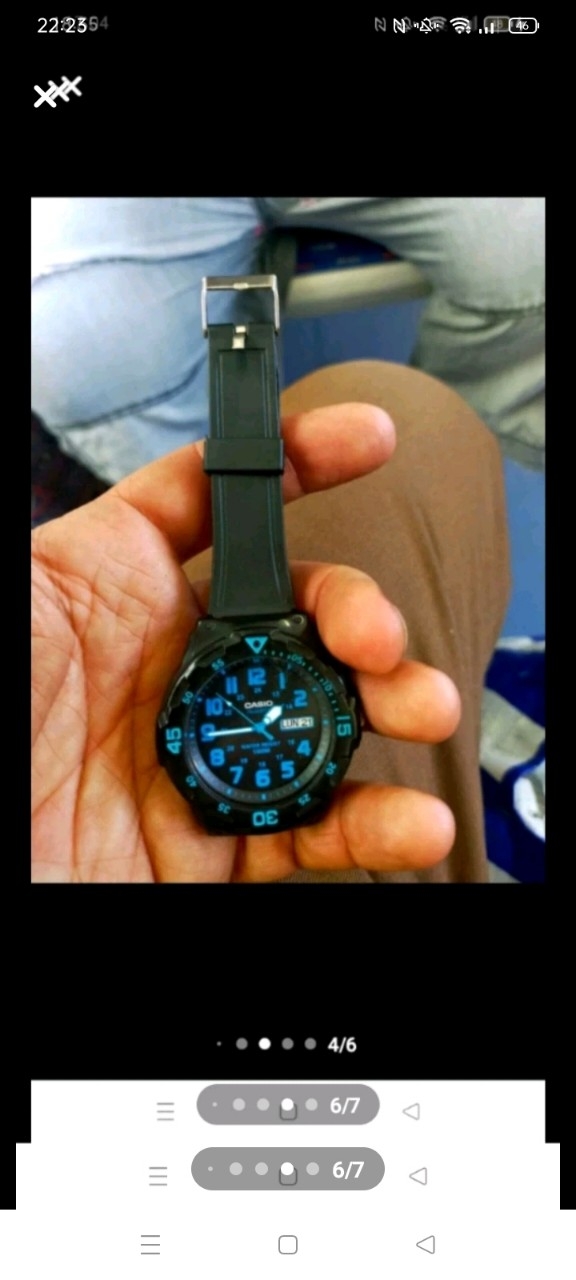 CASIO 5125 MRW200H STAINLESS STEEL BACK WATER RESISTANT 10 BAR JAPAN