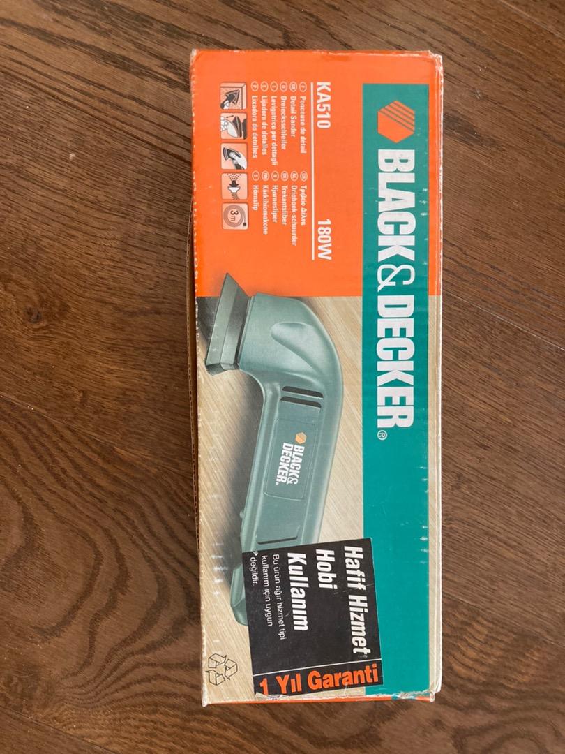 BLACK & DECKER zımpara makinesi 180W KA510 El Aletleri 1680571701