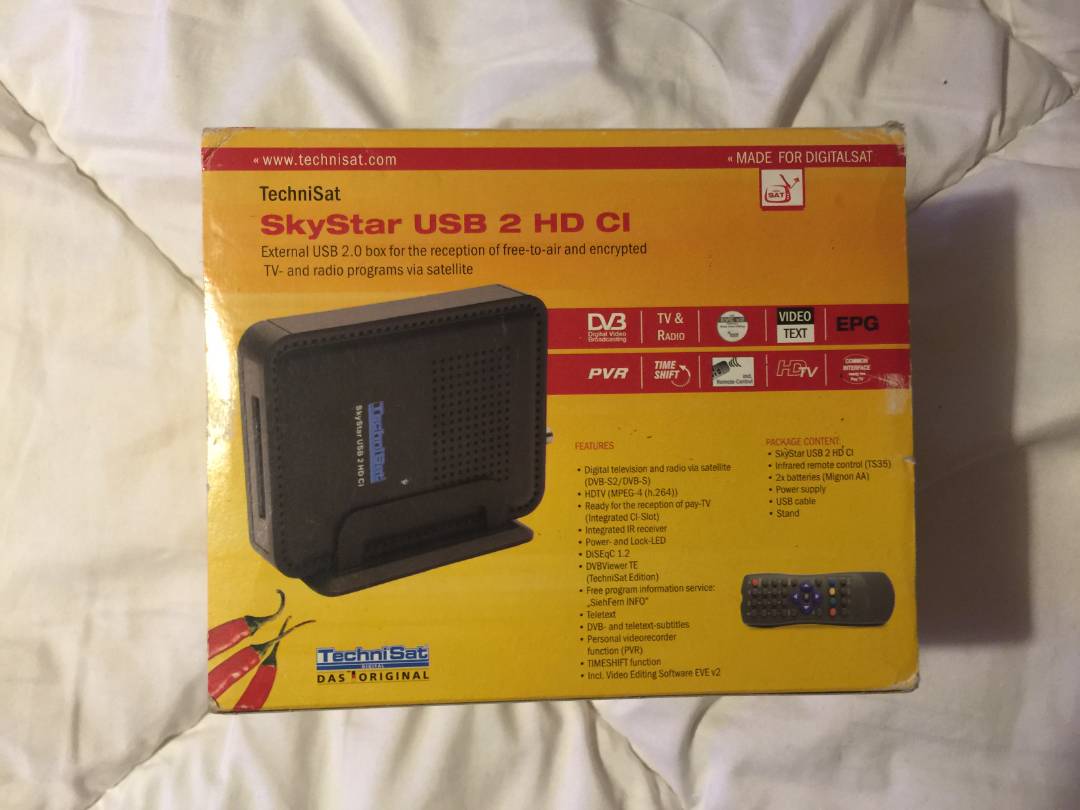 TECHNISAT SkyStar USB 2 HD CI TV Kartı Bilgisayar Aksesuarları