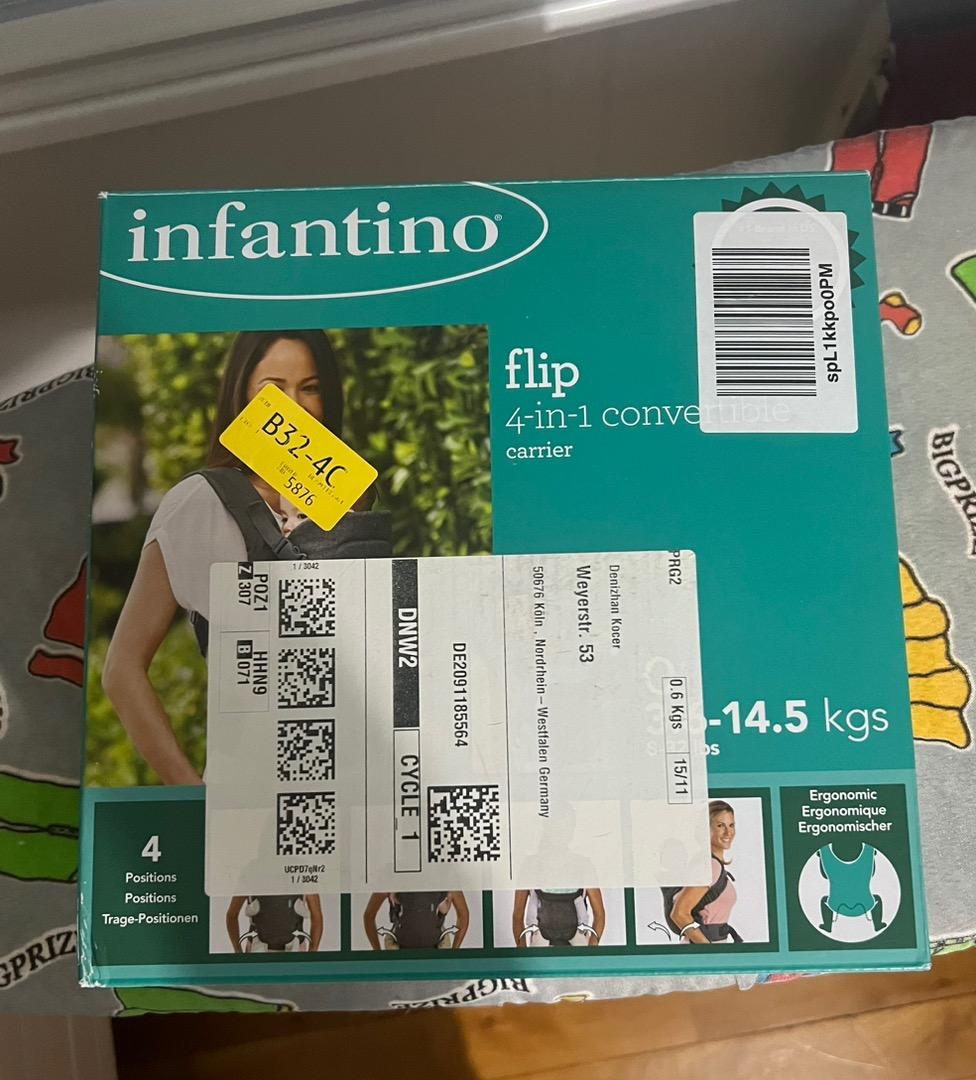 FLIP 4-IN-1 CONVERTIBLE CARRIER, GREY Convertible Carrier™ - Bebek Araç