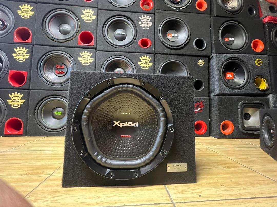 Sony Xplod Xs Nw 1202E 30 Cm 1800 w 420 Rms Slim Subwoofer Araba Ses ve Görüntü Sistemleri