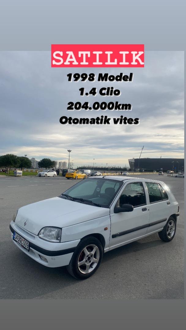 1998 MODEL CLİO OTOMATİK VİTES KLİMALI Araba 1674424095
