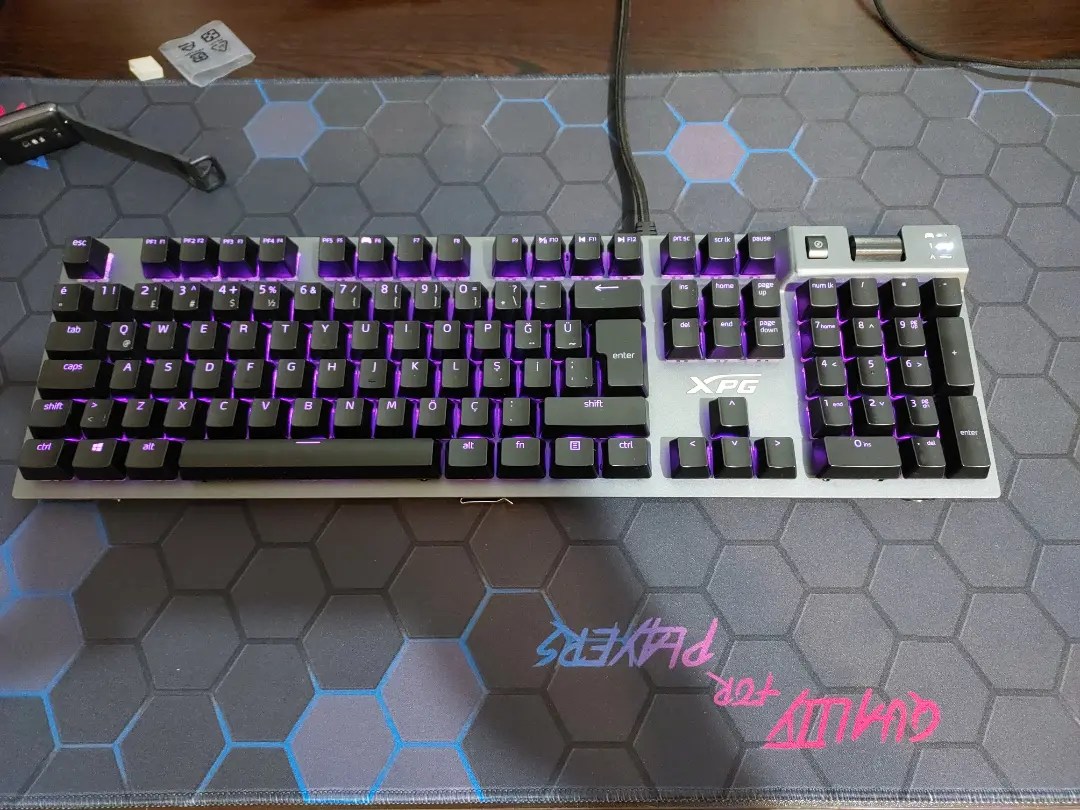 XPG Summoner Cherry MX Red switch mekanik klavye Bilgisayar Aksesuarları 1674674182