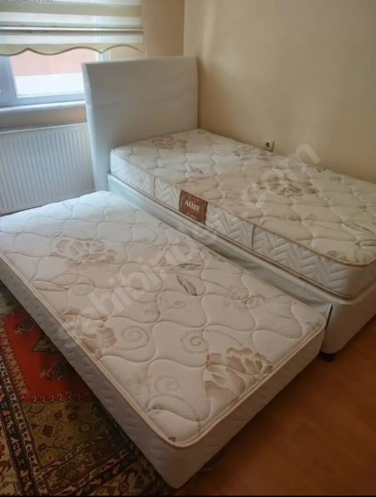 Yatak İstikbal Yavrulu Baza + Başlık + 2 Yatak 100*200 Mobilya